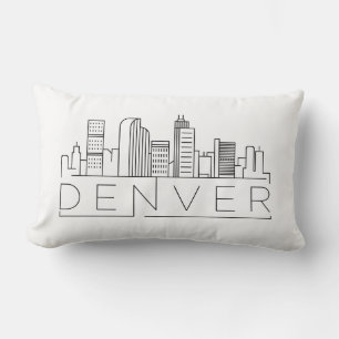 Denver, Colorado Skyline Lumbar Cushion