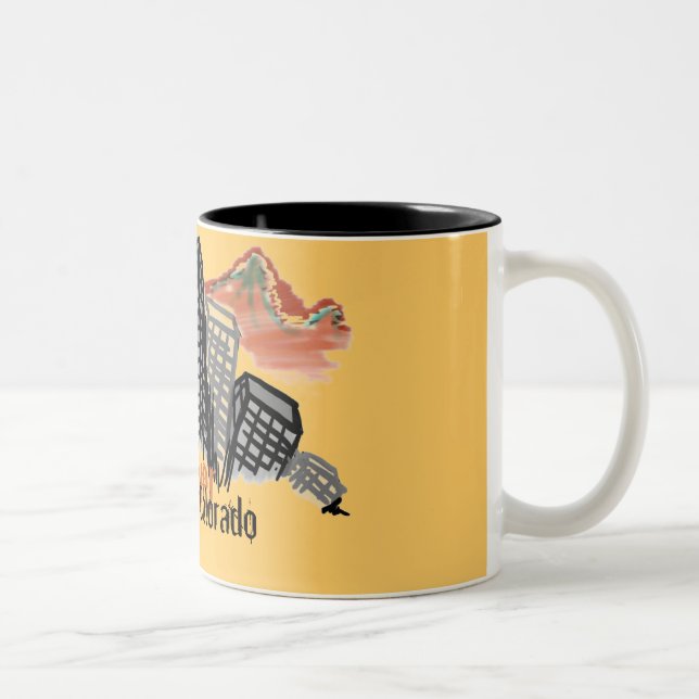 Denver Colorado skyline mug (Right)