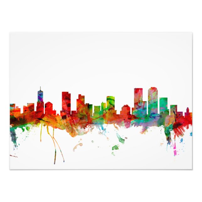 Denver Colorado Skyline Photo Print (Front)