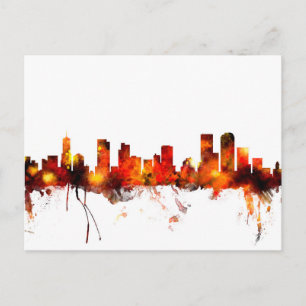 Denver Colorado Skyline Postcard