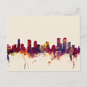Denver Colorado Skyline Postcard