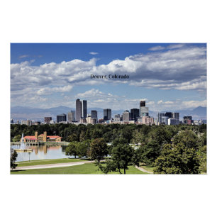 Denver, Colorado Skyline Poster