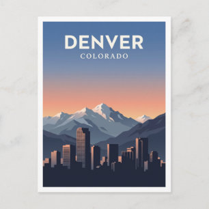 Denver Colorado Souvenir Postcard