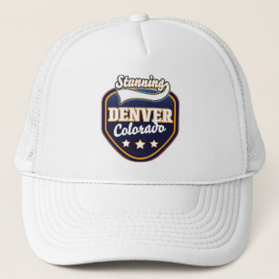 Denver Colorado travel logo Trucker Hat