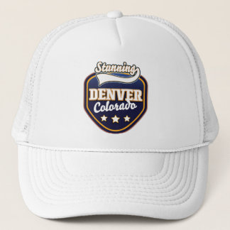 Denver Colorado travel logo Trucker Hat