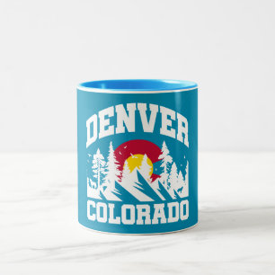 Denver,Colorado Two-Tone Coffee Mug