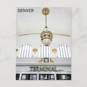Denver Colorado Union Station Travel Photo Postcard