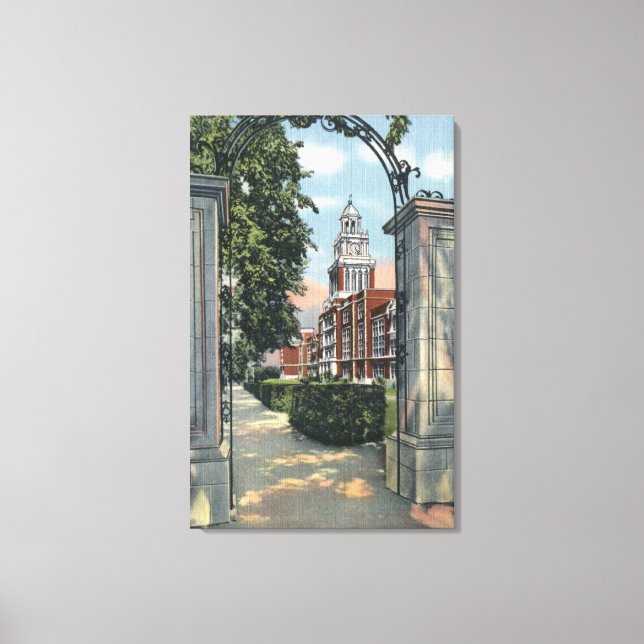 Denver, Colorado - Vista of East High School Canvas Print (Front)