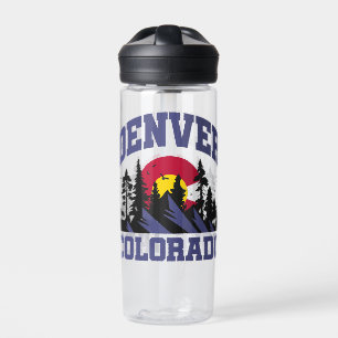 Denver,Colorado Water Bottle