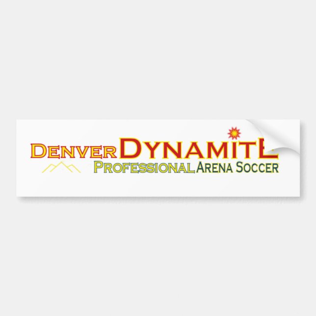 Denver Dynamite Bumper Sticker (Front)