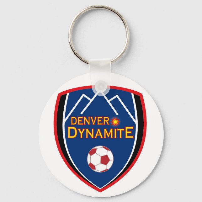Denver Dynamite Logo Keychain (Front)