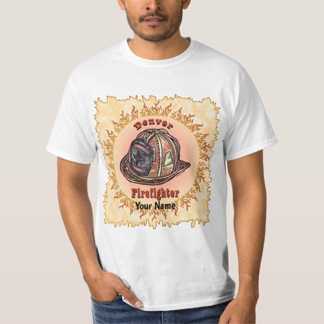 Denver Firefighter t-shirt (Front)