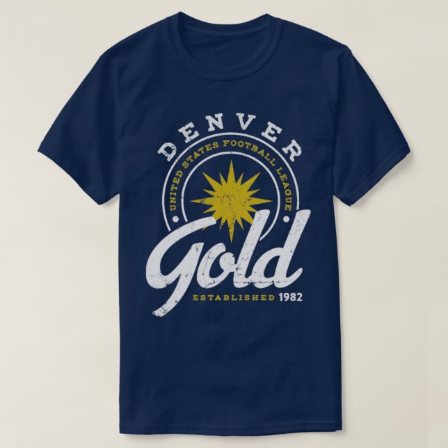 Denver Gold T-Shirt (Design Front)