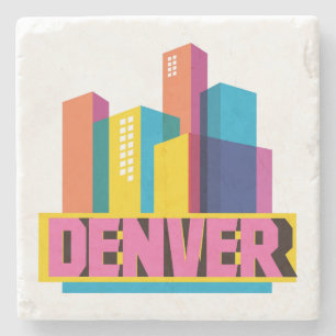 Denver In Design Stone Coaster