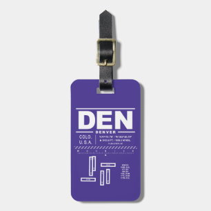 Denver International Airport DEN Luggage Tag