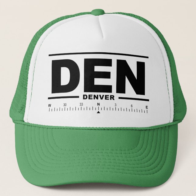Denver International Airport DEN  Trucker Hat (Front)