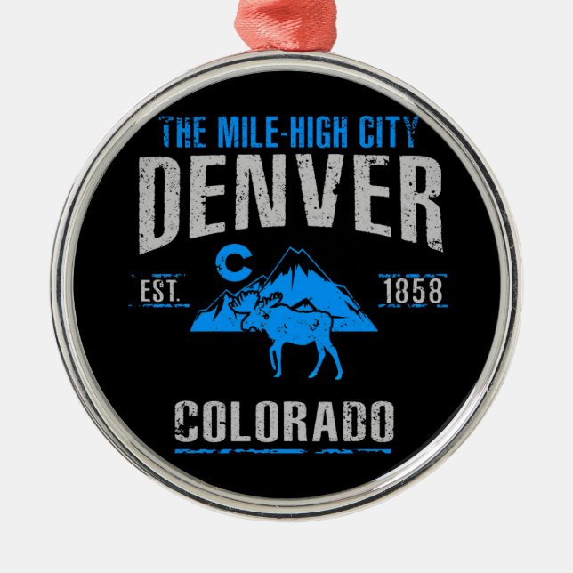 Denver Metal Tree Decoration (Front)