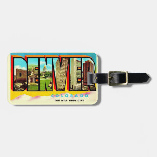 Denver Mile High Luggage Tag