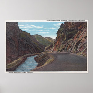 Denver Mountain Park, CO - Bear Creek Canyon Poster