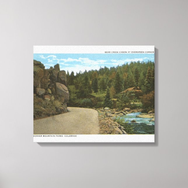 Denver Mountain Park, CO Canvas Print (Front)