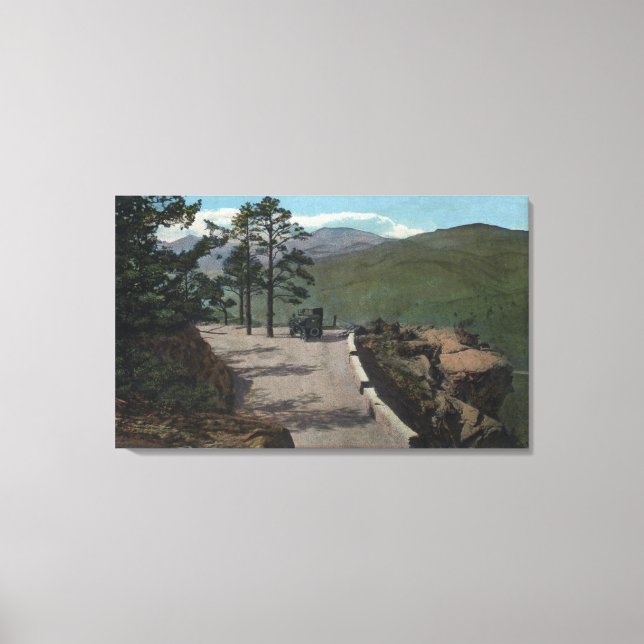 Denver Mountain Park, CO - Wildcat Point Lariat Canvas Print (Front)