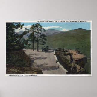 Denver Mountain Park, CO - Wildcat Point Lariat Poster