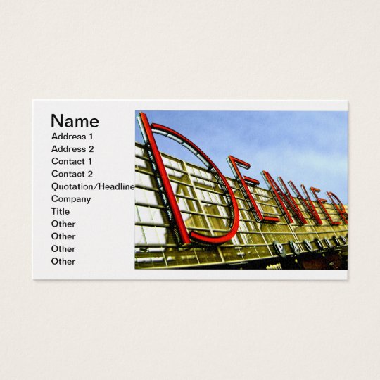 Denver Pavilion Business Card