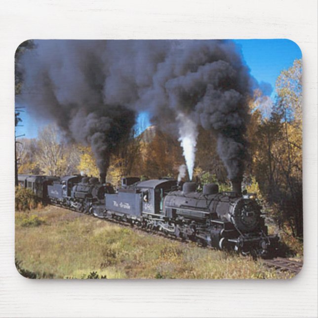 Denver & Rio Grande steam railroad mousemat (Front)
