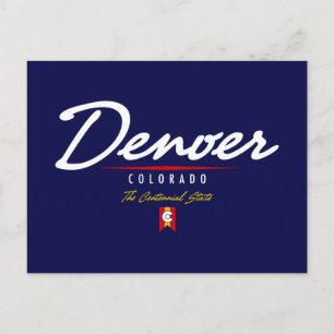 Denver Script Postcard