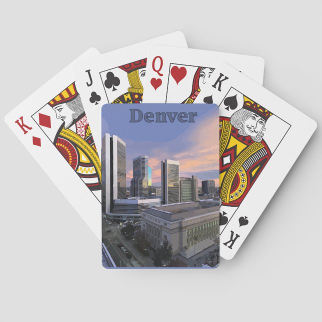 Denver Skyline Playing Cards (Back)