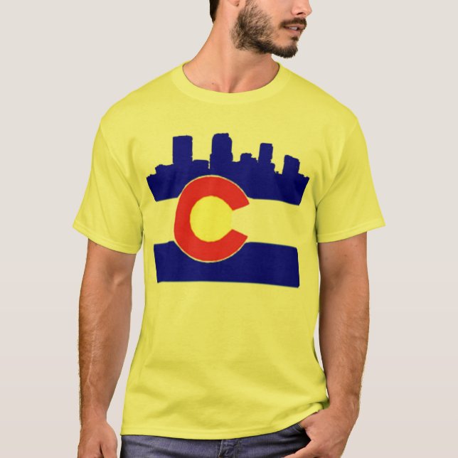 Denver Skyline Yellow Ypres Shirt (Front)