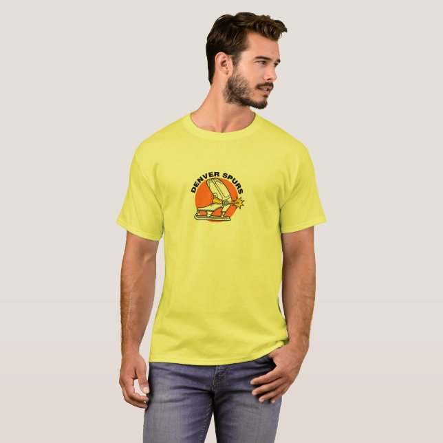 Denver Spurs Retro Hockey Tshirt (Front Full)