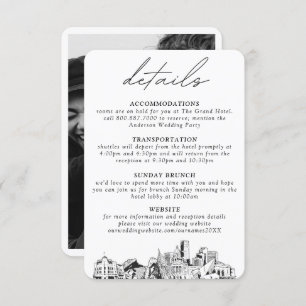 Denver Wedding Details Enclosure Card