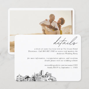 Denver Wedding Hotel Room Block Details Enclosure Card