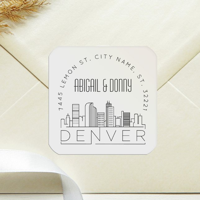 Denver Wedding | Pre-Addressed Envelope Seal (Creator Uploaded)