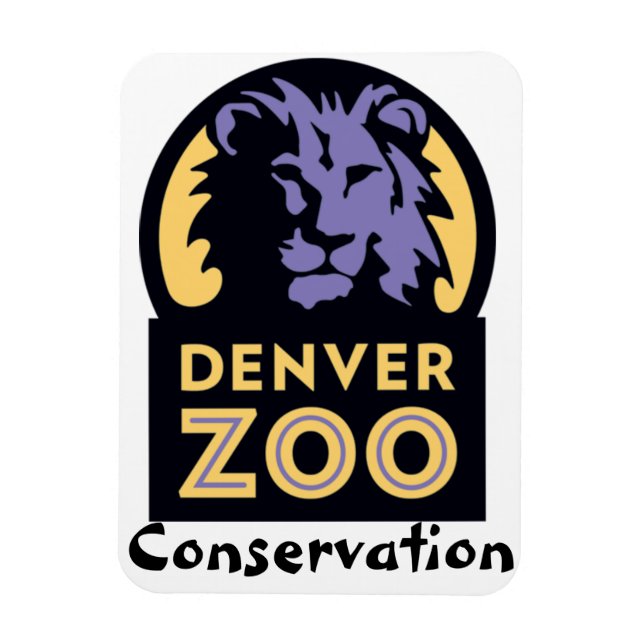 Denver Zoo Conservation Magnet (Vertical)