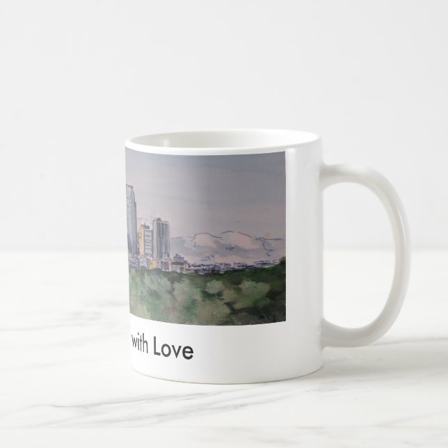DenverSkyLine, From Denver with Love Coffee Mug (Right)