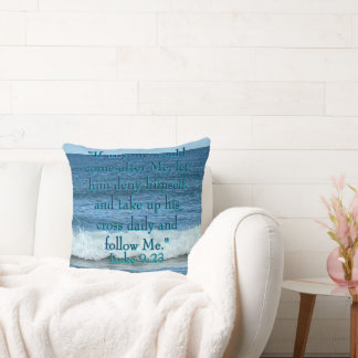 Deny Yourself Square Pillow