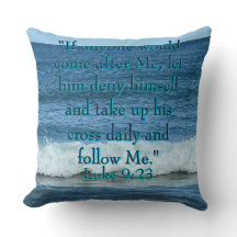 Deny Yourself Square Pillow