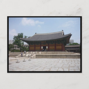 deoksugung shrine postcard