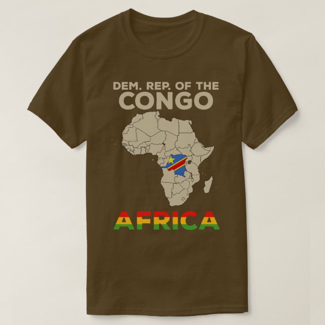 Dep Rep of the Congo T-Shirt (Design Front)