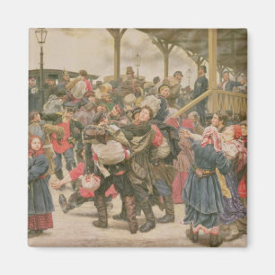 Departing for the War, 1888 Magnet