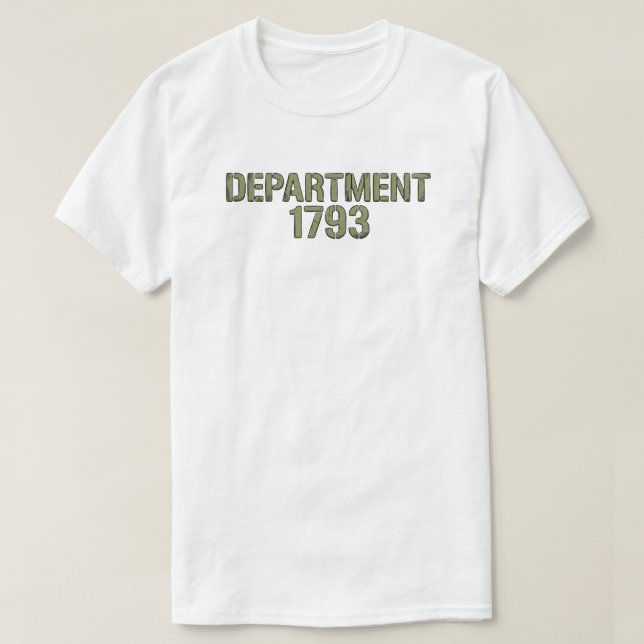 Department 1793 Basic T-Shirt (Design Front)
