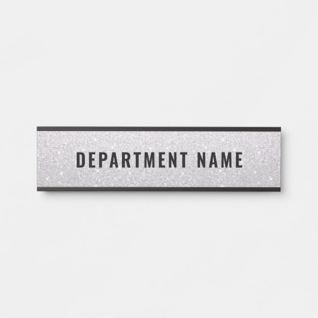 Department Name Door Sign (Front)