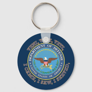 Department of Defence DOD VVV Shield Key Ring