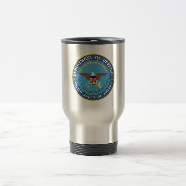 Department Of Defence - USA Travel Mug (Center)