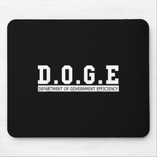 Department Of Government Efficiency D.o.g.e. Funny Mouse Mat