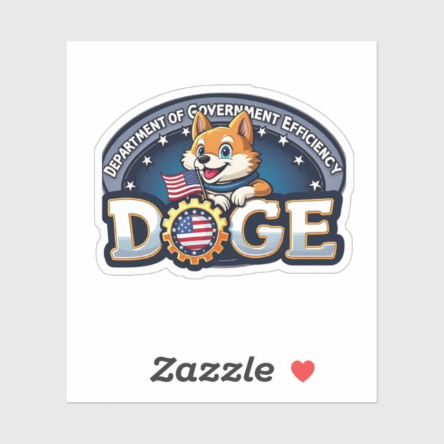 Department Of Government Efficiency Doge Dog   (Sheet)