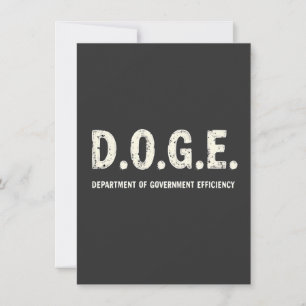 Department Of Government Efficiency Doge Dog   Invitation