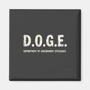 Department Of Government Efficiency Doge Dog   Magnet